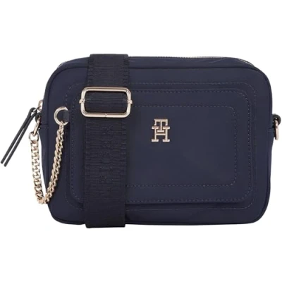 Afbeelding van Tommy Hilfiger Spring Camera BAG Schoudertas, Dames, Maat: One Size, Space blue