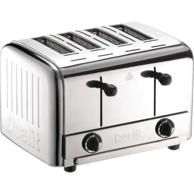 Afbeelding van 2 X Combi Toaster 4 Sleuven RVS 42174 Dualit L139 Horeca &amp; Professioneel