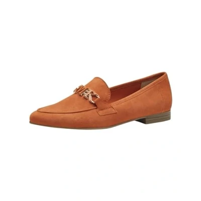 Afbeelding van Marco Tozzi by Guido Maria Kretschmer Instappers, Dames, Maat: 41, Orange Leer