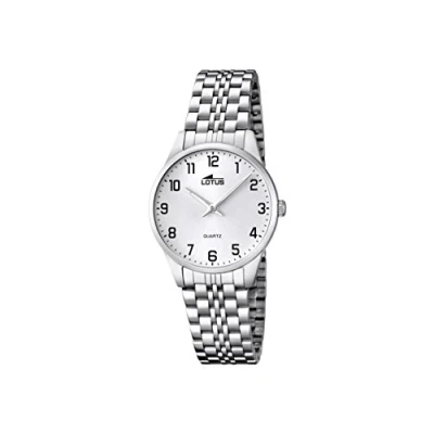 Afbeelding van Lotus Horloge, Dames, Maat: One Size, White