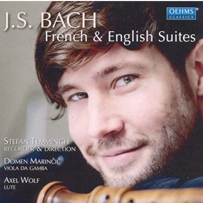 Afbeelding van Stefan Temmingh, Domen Marincic, Axel Wolf J.S. Bach: French &amp; English Suites (CD)