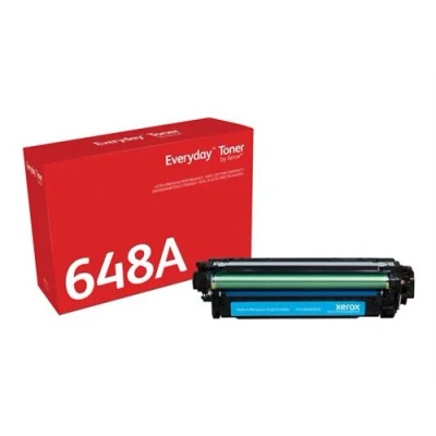 Image de Everyday Cyan compatible cartouche de toner (alternative pour : HP CE261A) pour Color LaserJet Enterprise CP4025dn CP4025n CP4525dn CP4525n CP4525xh