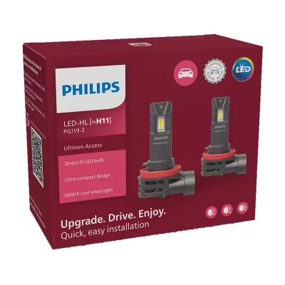 Afbeelding van Philips H11 Access LED Koplamp Set 16W PGJ19 2 12V