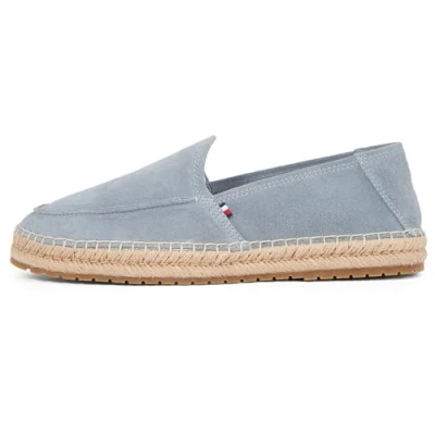 Afbeelding van TOMMY Hilfiger Flex Espa Suede Loafer Espadrillesheren, Grijs overlock, 44 EU