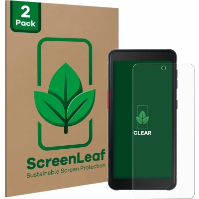 Afbeelding van ScreenLeaf Screenprotector voor Samsung Galaxy XCover 5 Duurzame schermbescherming Folie Beschermfolie transparant (2 Stuks)