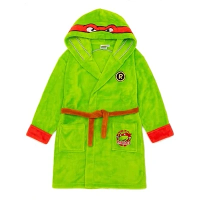 Afbeelding van Teenage Mutant Ninja Turtles Jongens badjas groen met capuchon Verander jezelf in een held deze kostuumjurk Ideaal voor spannende avonden vol spel en comfort TMNT badjas, Grün