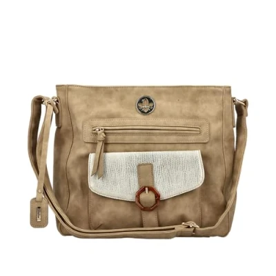 Afbeelding van Rieker Schoudertas voor dames, H1033, beige, één maat, Beige