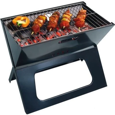 Afbeelding van BBQ Notebook Houtskool Barbecue Zwart