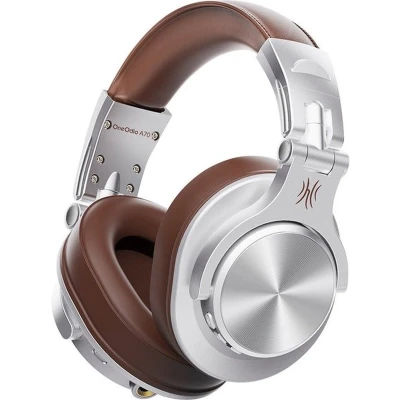 Afbeelding van OneOdio A70 Bluetooth koptelefoon Muziek/DJ/Studio Brown/Silver
