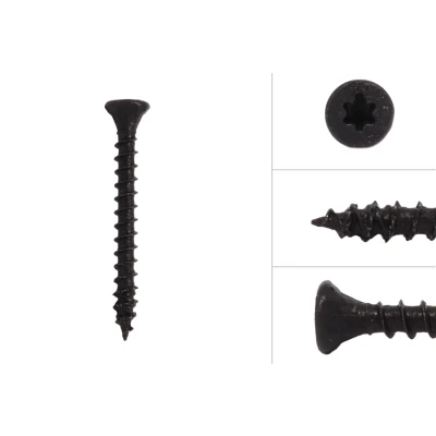 Afbeelding van Wovar Zwarte Schroeven Verzinkt 3 x 30 mm Torx 10 100 Stuks Houtschroeven