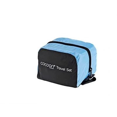 Afbeelding van Cocoon Travel Set Ultralight Light Blue / Black