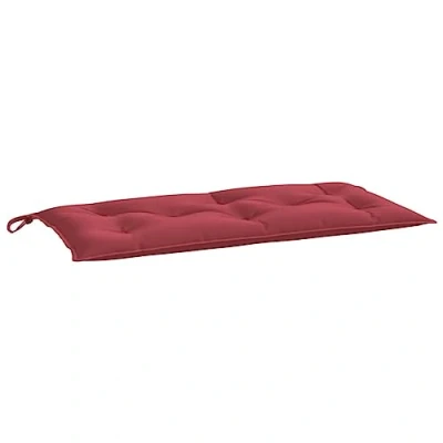 Afbeelding van Tuinbankkussen 100x50x7 cm oxford stof wijnrood