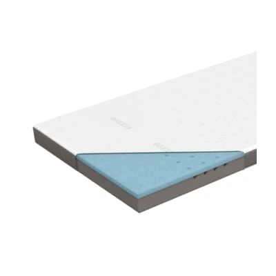 Afbeelding van Genius Eazzzy Orthopedische topmatras van gelschuim, 160 x 200 cm, hoogte 9 H2 H3, voor matras en boxspringbed, mensen met allergieën, wit