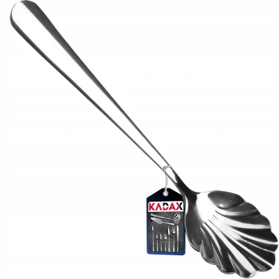 Afbeelding van KADAX Praktische suikerlepel roestvrij staal vintage lepel voor suikerpot koffielepel mokkalpel theelepel taartlepel zilver lengte 14 cm