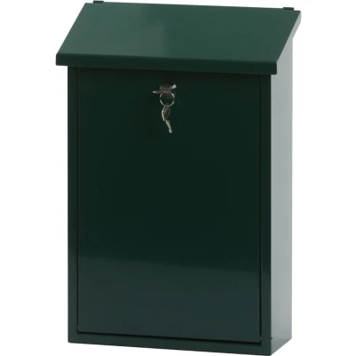 Afbeelding van V part Wandbrievenbus Toledon Galvanized steel Powder Coated groen