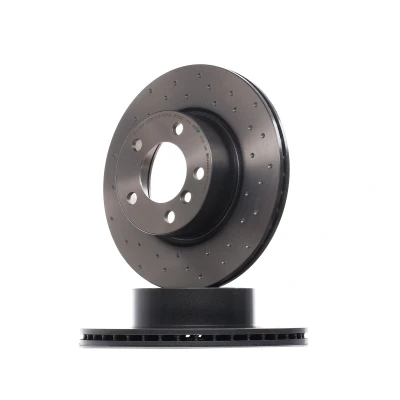 Afbeelding van BREMBO 09.C114.1X Remschijf 300 22 5 geperforeerd/interne ventilatie Gecoat High carbon Met schroeven BMW: 3 GT, 1 Hatchback, Saloon