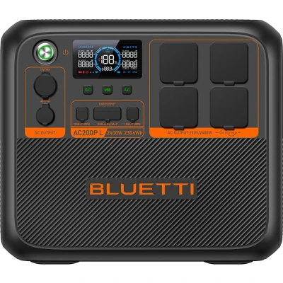 Afbeelding van Bluetti AC200P L Portable Powerstation Zwart Accu&#039;s &amp; Accessoires