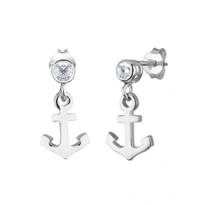 Afbeelding van Elli Anchor Basic Oorbellen, Dames, Maat: One Size, Weiß