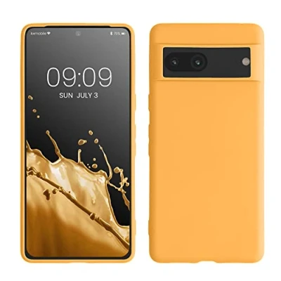 Afbeelding van kwmobile telefoonhoesje geschikt voor Google Pixel 7 Hoesje smartphone Back cover in fruitig oranje