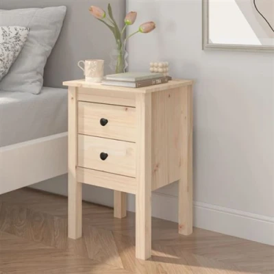 Afbeelding van Nachtkastje 40X35X61,5 Cm Massief Grenenhout 1 / Bruin