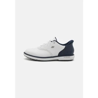 Afbeelding van Skechers Performance GO GOLF Prestige Golfschoenen, Heren, Maat: 44.5, White/navy Leer