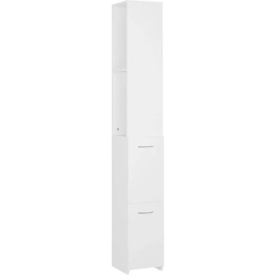 Afbeelding van Badkamerkast 25x25x170 cm spaanplaat wit