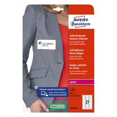 Image de Avery L4784 étiquettes pour badges 540 unités