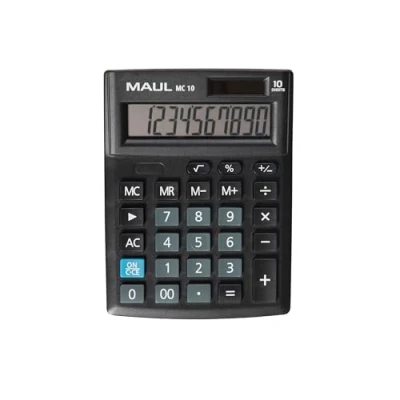 Afbeelding van MAUL bureaurekenmachine MC 10, zwart