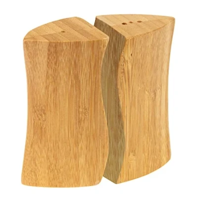 Afbeelding van Westmark Set van 2 zout en pepersponzen, inhoud 15 ml, bamboe, tapas + vrienden, lichtbruin 70062270