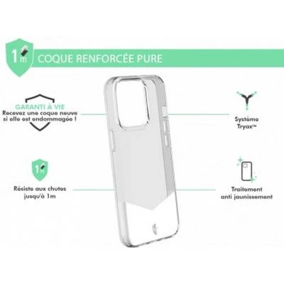 Afbeelding van Force Case, Versterkte hoes Geschikt voor Apple iPhone 13 Pro PURE, Transparant