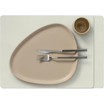 Afbeelding van LIND DNA Placemats Nupo Leer Linen 45 x 35 cm 2 Stuks