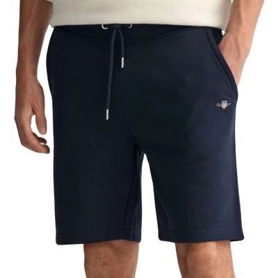 Afbeelding van GANT Regular Shield Jogging KURZ = Shorts, Heren, Maat: Large, Blau