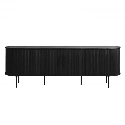 Afbeelding van Kelly tv meubel 180 cm zwart