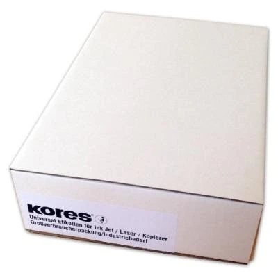Image de Kores universal etiketten, 97 x 42,3 mm, weiá, 500 blatt e9742.500
