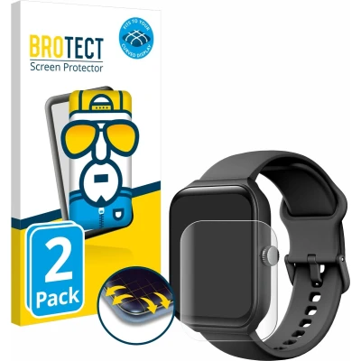Afbeelding van BROTECT Volledige afdekbescherming, Smartwatch beschermfolie, Transparant