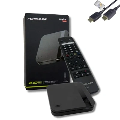 Afbeelding van Formuler Z10 NEO 4K Android 10 OTT mediaspeler, UHD bit 60fps h.265, HDR10+ Smart IP Media Streaming Box, Wifi, IR Remote, Widevine L1 ondersteuning, MYTVOnline2 app, HTS kabel