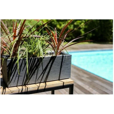 Afbeelding van Grondlegger EDA Graphit Up Rechthoekig Antraciet Donker grijs 59 x 19,5 22,8 cm