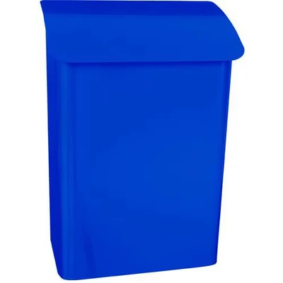 Afbeelding van V part Wandbrievenbus Lugon Galvanized Steel Powder Coated blauw