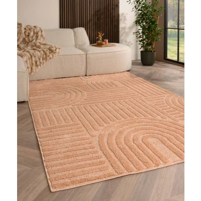 Afbeelding van Scadinavisch Vloerkleed Aven Zalmroze 280x380 Cm