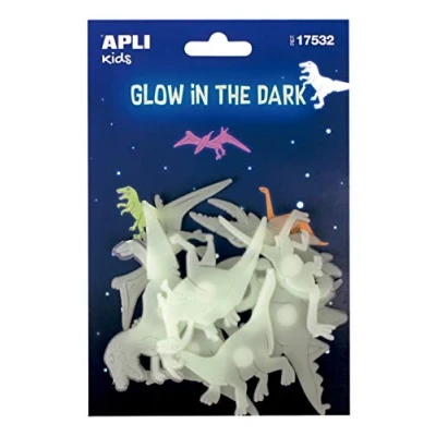 Afbeelding van Apli Kids Dinosaurussen, lichtgevende stickerpakket