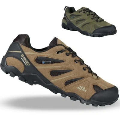 Afbeelding van Hi Tec Chaussures de randonnée Walker WP respirantes et membrane imperméable Dri Tec. Style confort garantis, marron, 40 EU large
