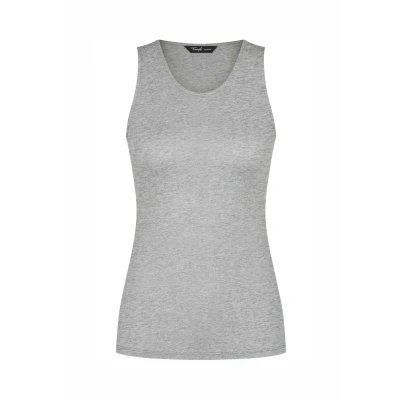 Afbeelding van Triumph TANK Hemd, Dames, Maat: XL, Medium grey melange