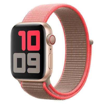 Afbeelding van Apple origineel Sport Loop Watch 38mm / 40mm 41mm Neon Pink MXMN2ZM/A