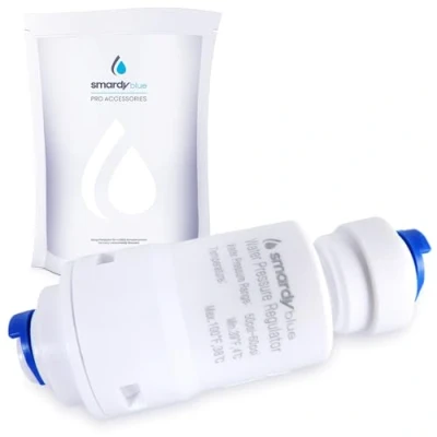 Afbeelding van smardy Drukregelaar voor 1/4 inch koelkastslang, waterfilter, osmosdrukregelaar, waterdrukbegrenzer koelkast Side by Side, omgekeerde osmose