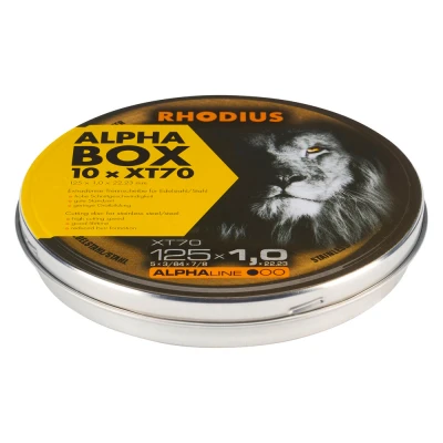 Afbeelding van Rhodius XT70 BOX 208226 Doorslijpschijf recht 125 mm 10 stuk(s) RVS, Staal