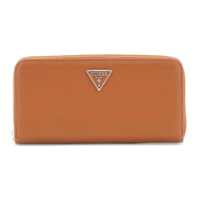 Afbeelding van GUESS Talent SLG Large Zip Around Portefeuille L Caramel