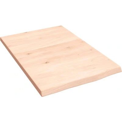 Afbeelding van Wastafelblad 40x60x2 cm onbehandeld massief hout