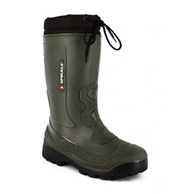 Afbeelding van Spirale John Wellington laarzen Voor Heren, Warm Gevoerde Winterlaarzen Snowboots Werkschoenen met Warme Voering Regenlaarzen Waterdicht, Groen, 37