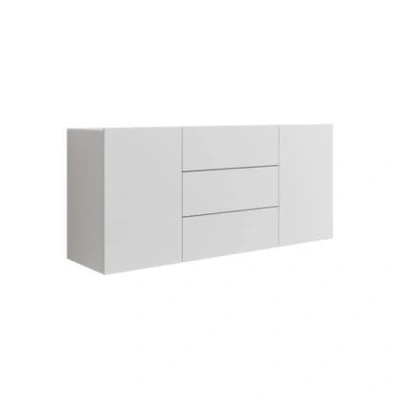 Afbeelding van Meubella Dressoir Asilento Mat wit 140 cm