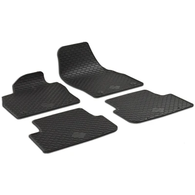 Afbeelding van WALSER 50814 Vloermatset Rubber voor en achter 4 Zwart Op maat gemaakt VOLKSWAGEN: Polo VI